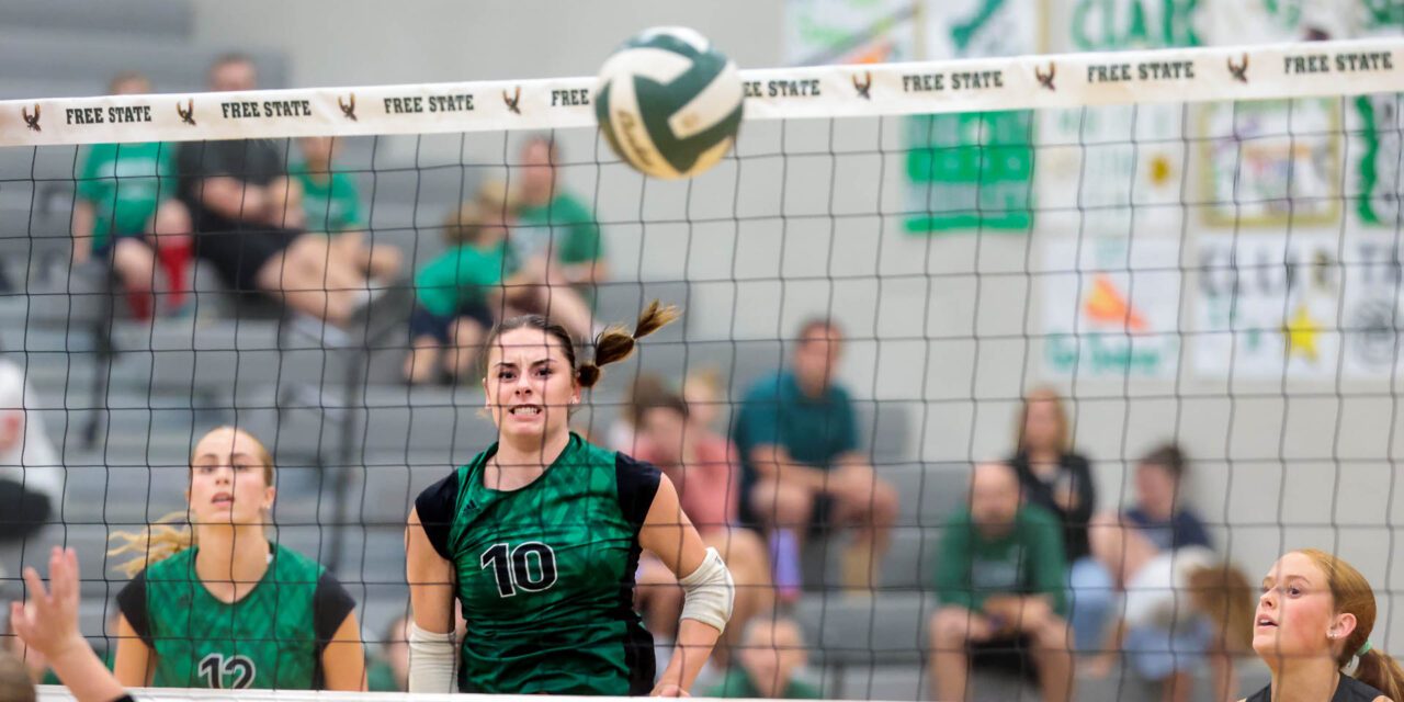 ‘Firing on all cylinders’: Free State spikers dispatch crosstown rival Lawrence in four sets during City Showdown