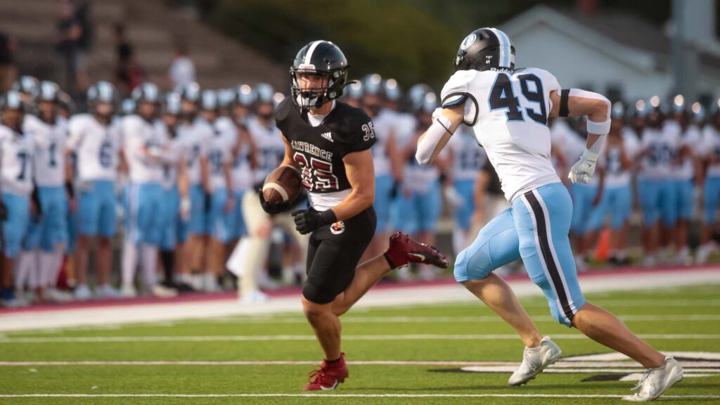 Lawrence High football vs. Shawnee MIssion East, Week 5-14