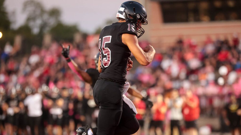 Lawrence High football vs. Shawnee MIssion East, Week 5-20