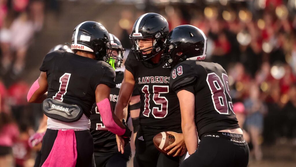 Lawrence High football vs. Shawnee MIssion East, Week 5-22
