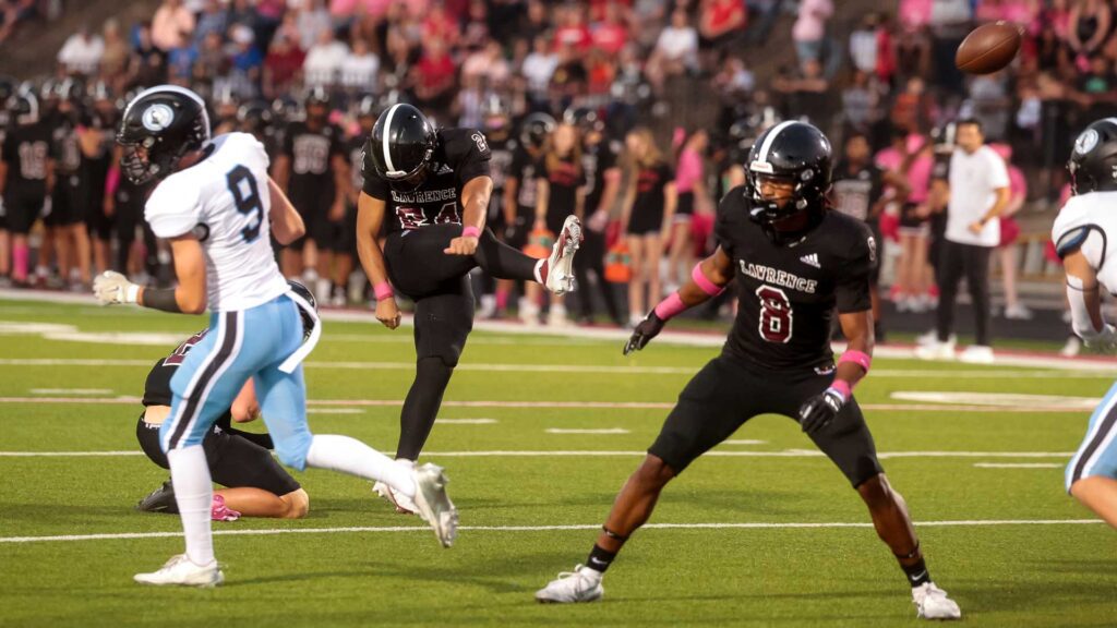 Lawrence High football vs. Shawnee MIssion East, Week 5-23