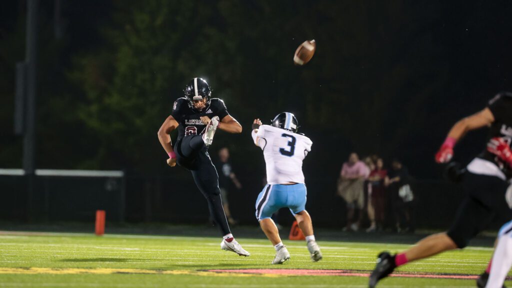 Lawrence High football vs. Shawnee MIssion East, Week 5-30