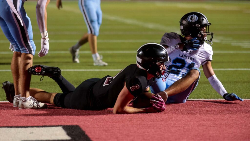 Lawrence High football vs. Shawnee MIssion East, Week 5-59