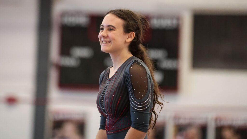 Lawrence, Free State FireLions Gymnastics at Sunflower League championship meet-21