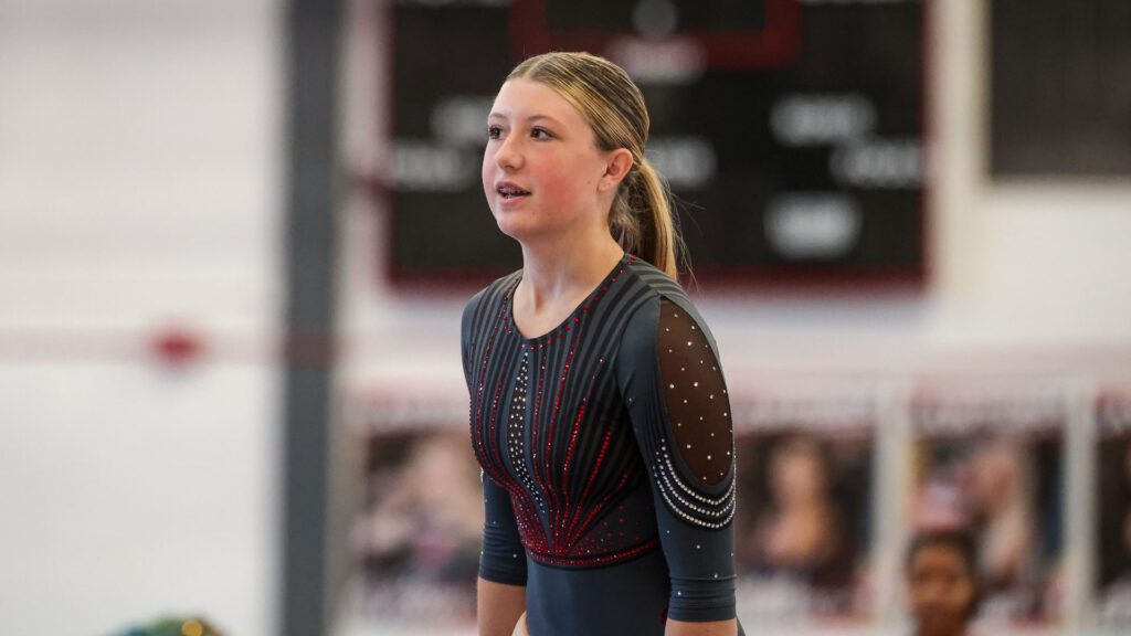 Lawrence, Free State FireLions Gymnastics at Sunflower League championship meet-33