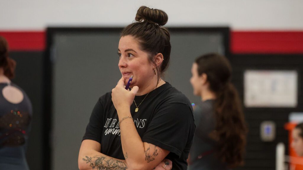Lawrence, Free State FireLions Gymnastics at Sunflower League championship meet-4