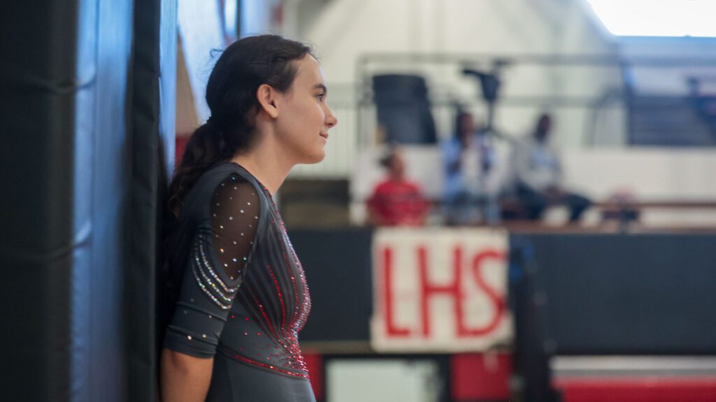 Lawrence, Free State FireLions Gymnastics at Sunflower League championship meet-41