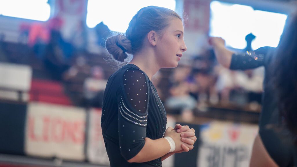 Lawrence, Free State FireLions Gymnastics at Sunflower League championship meet-53