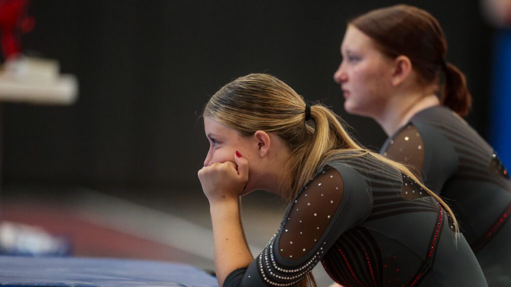 Lawrence, Free State FireLions Gymnastics at Sunflower League championship meet-66