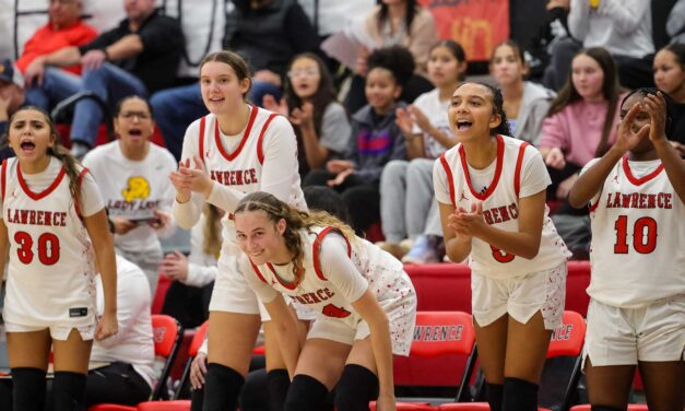 ‘Sky is the limit’: Nauholz, Ramsay combine for 55 points as Lawrence High girls basketball routs Chargers in season-opening victory