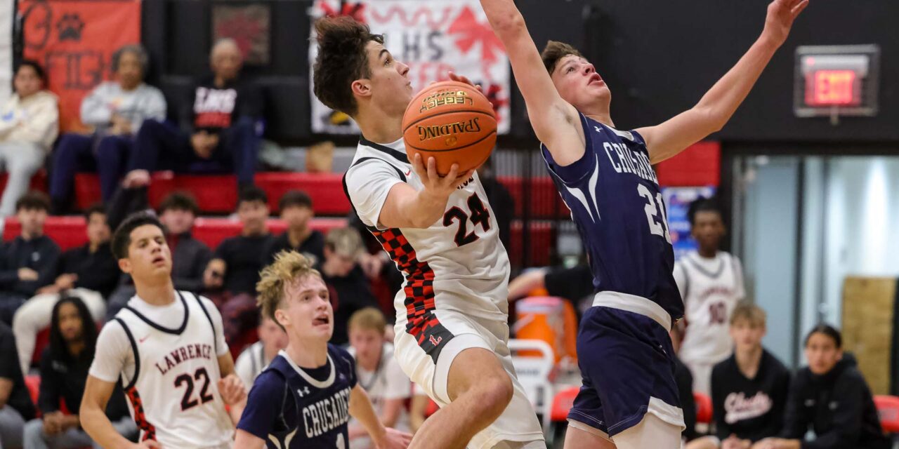 Lawrence High boys storm past St. Mary’s Academy, 53-39