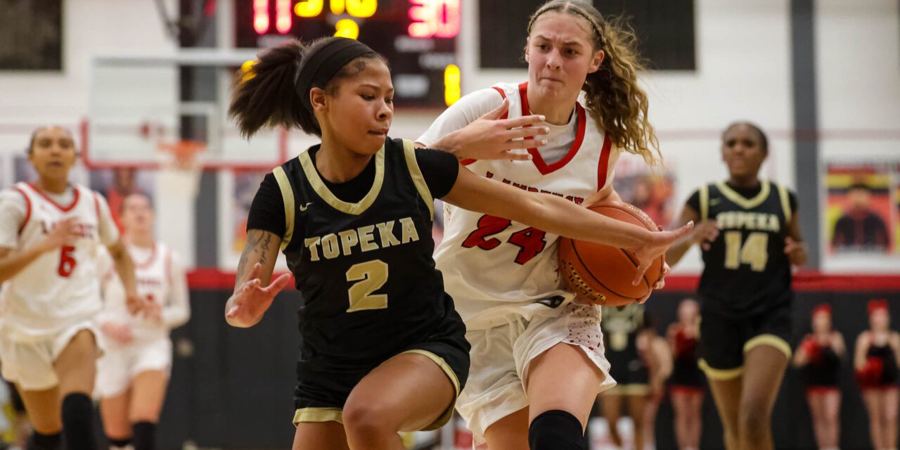 Topeka High’s smothering defensive performance upends Lawrence High girls, 65-47